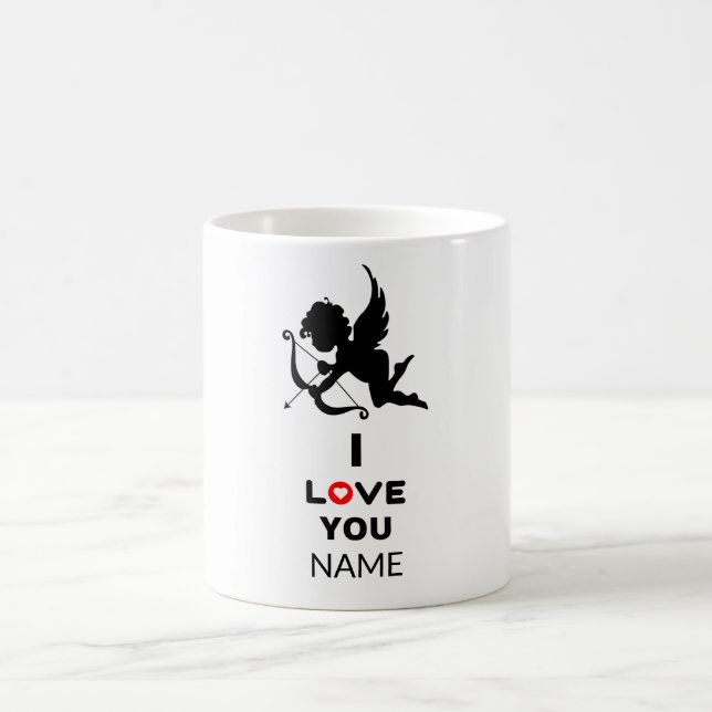 I Love You Personalised Mug (Center)