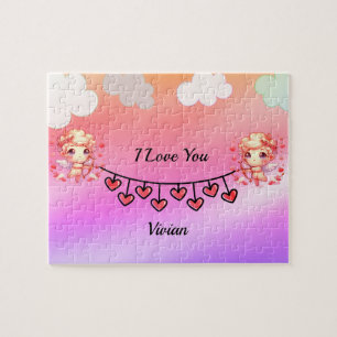 I Love you Personalised name Jigsaw Puzzle