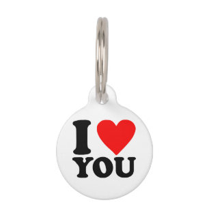 I Love You Pet Tag