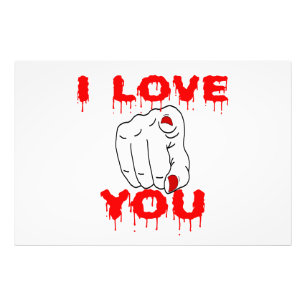 I Love You Photo Print