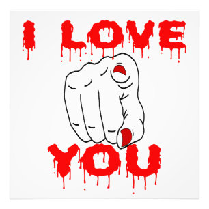 I Love You Photo Print