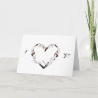 I love you Pilates Valentine's day card