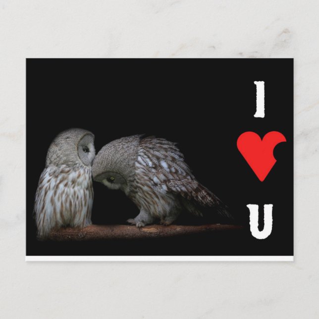 I love you post card (Front)