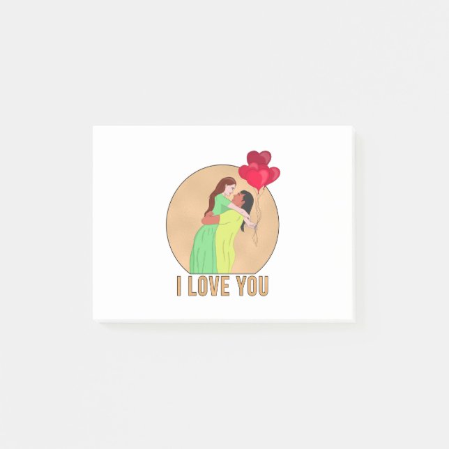 I Love You Post-it Notes (Front)