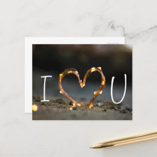 I love you   Postcard