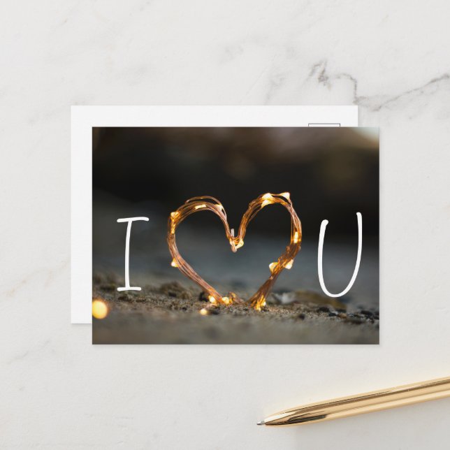 I love you | Postcard (Front/Back In Situ)