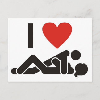 I Love You Postcard