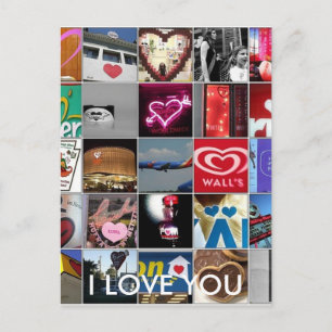 I LOVE YOU POSTCARD