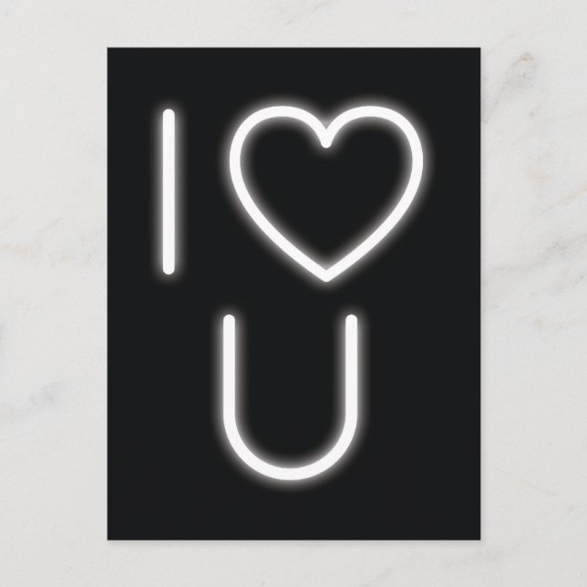 I Love You Postcard (Front)