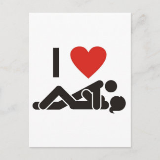I Love You Postcard