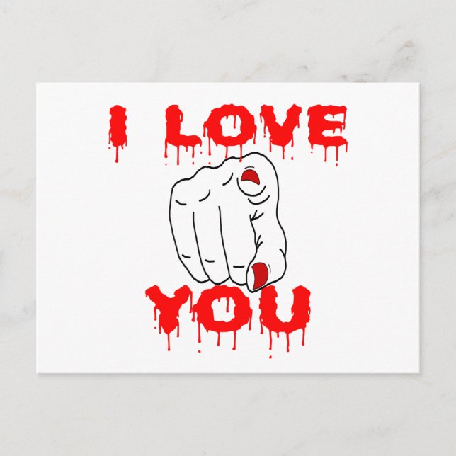 I Love You Postcard (Front)