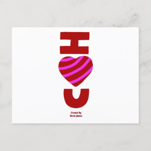 I Love You Postcard