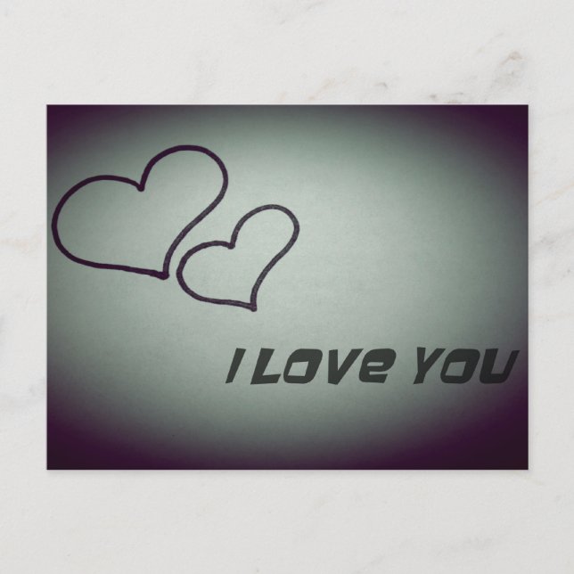 i love you postcard (Front)