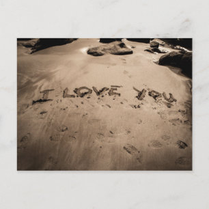 I LOVE YOU Postcard