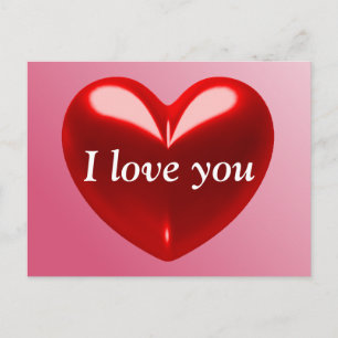 I LOVE YOU POSTCARD