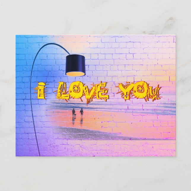 I Love You Postcard (Front)