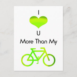 I love you postcard