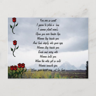 I love you postcards