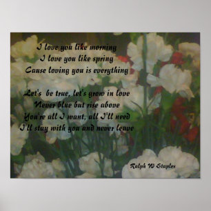 I love you poster