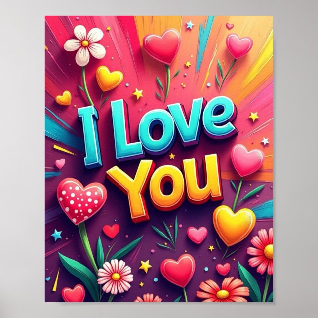 I love You Poster (Front)