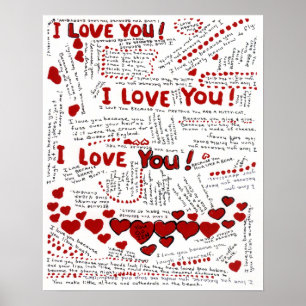 I love you! poster