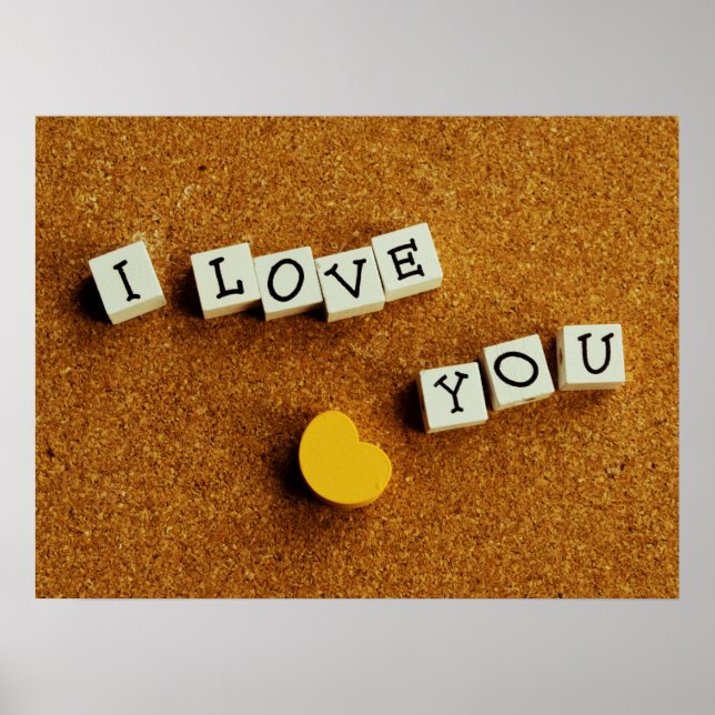 "I Love You" poster (Front)