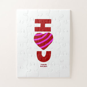 I Love You Puzzle 30 Oversized Pieces