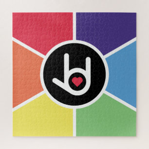 I Love You, Rainbow Jigsaw Puzzle