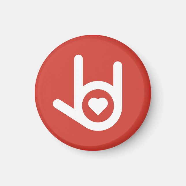 I Love You, Red Magnet (Front)