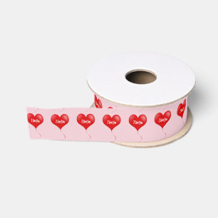 I love you - Romantic Grosgrain Ribbon