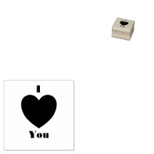 I love you Rubber Stamp
