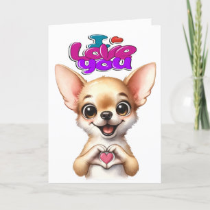 I LOVE YOU - See Inside .  Card
