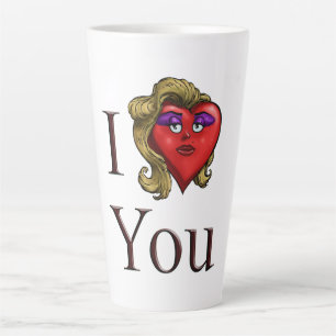 I Love You She Heart Latte Mug