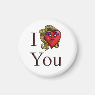 I Love You She Heart Magnet