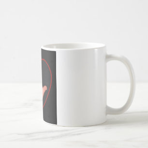 I LOVE YOU SIGN LANGUAGE ON BLACK COFFEE MUG