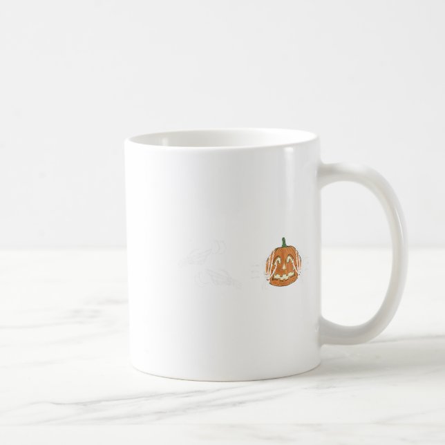 I Love You Sign Language Skeleton Hand Asl Hallowe Coffee Mug (Right)