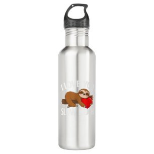 I Love You Slow Much - Valentine's Day Sloth Zoo A 710 Ml Water Bottle