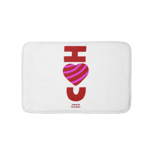 I Love You Small Bath Mat