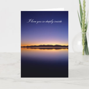 I love you so deeply inside card