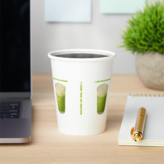 I LOVE YOU SO MATCHA, MATCHA GREEN TEA LOVE PAPER CUPS