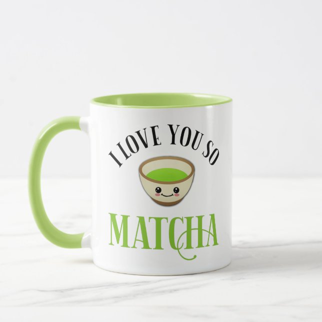 I Love You So Matcha Mug (Left)