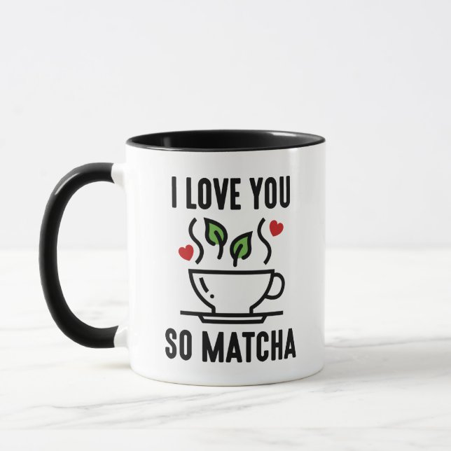 I Love You So Matcha Mug (Left)