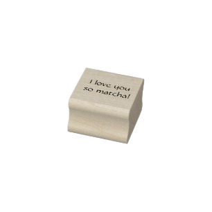 I love you so matcha Rubber Stamp