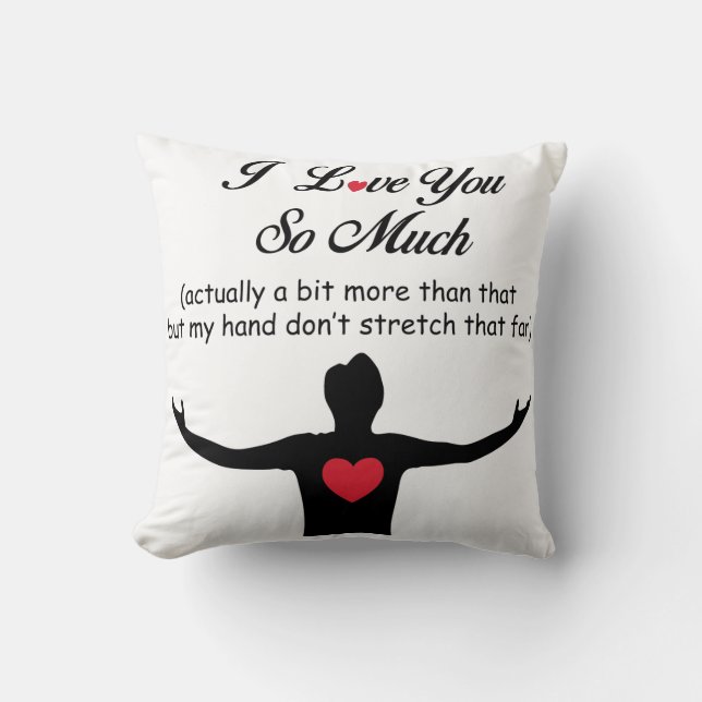 I Love You So Much Cushion (Front)