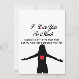 I Love You So Much Holiday Card
