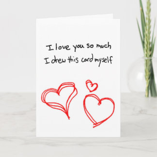 I love you so much... holiday card
