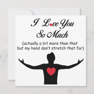 I Love You So Much Holiday Card