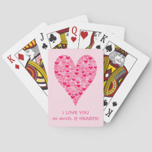 I love you so much it hearts Tiny Hearts Big Heart Playing Cards