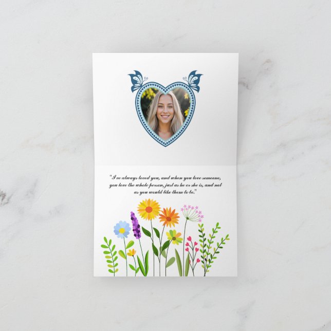 I love you so much my love holiday card (Inside)