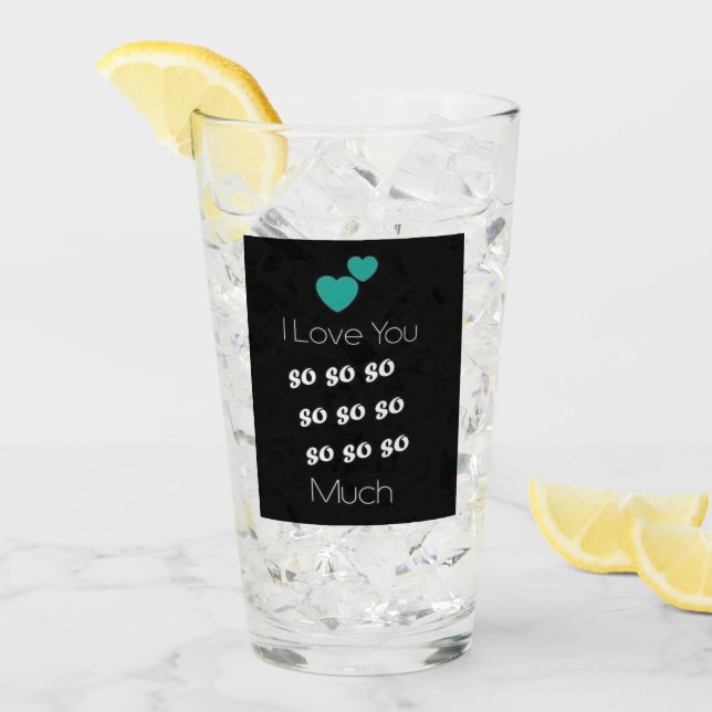 **I LOVE YOU SO SO SO SO MUCH** LOVE GLASS (Front Ice)